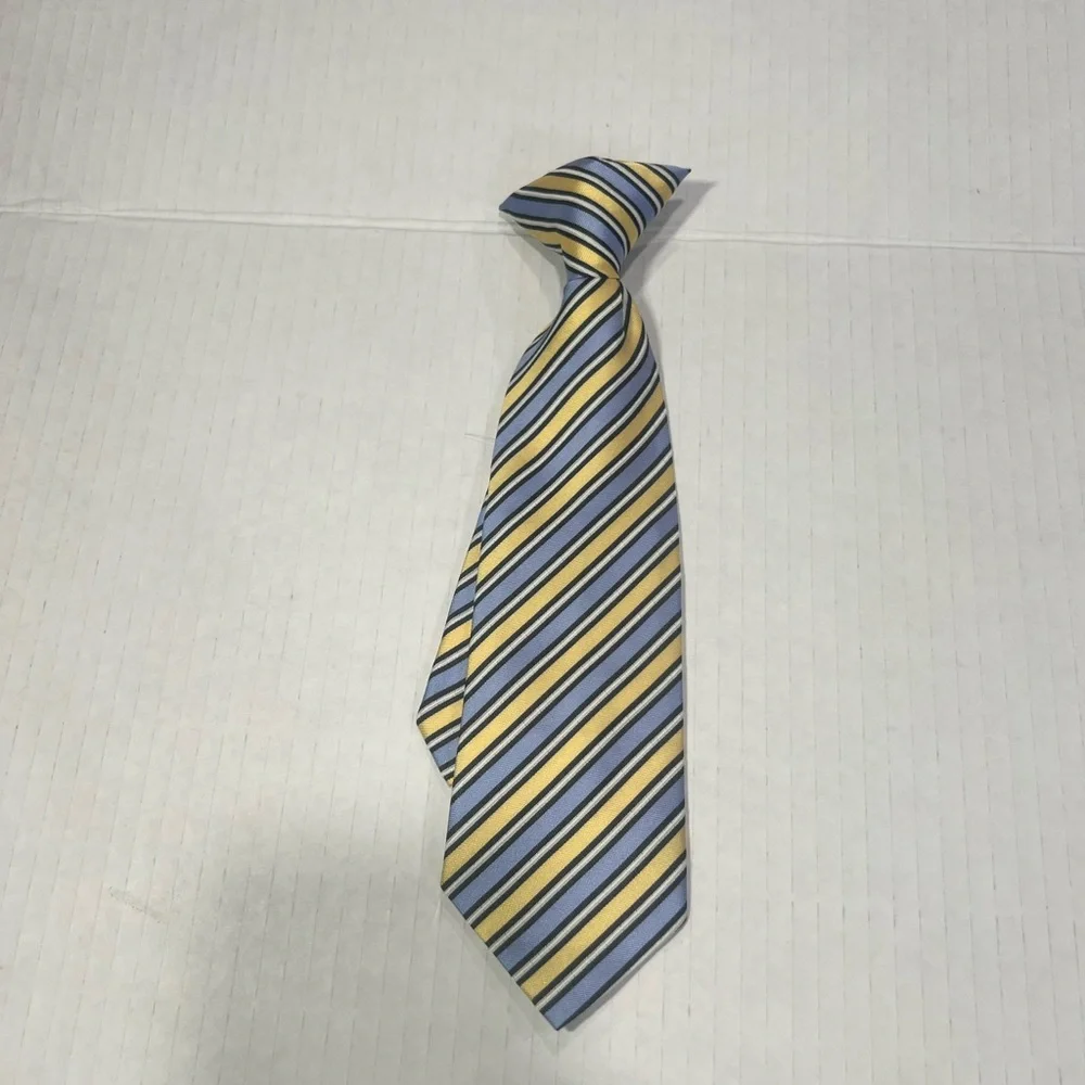 Lot of 3 Stylish Kids Tie Set in Red, Yellow, and Green Stripes